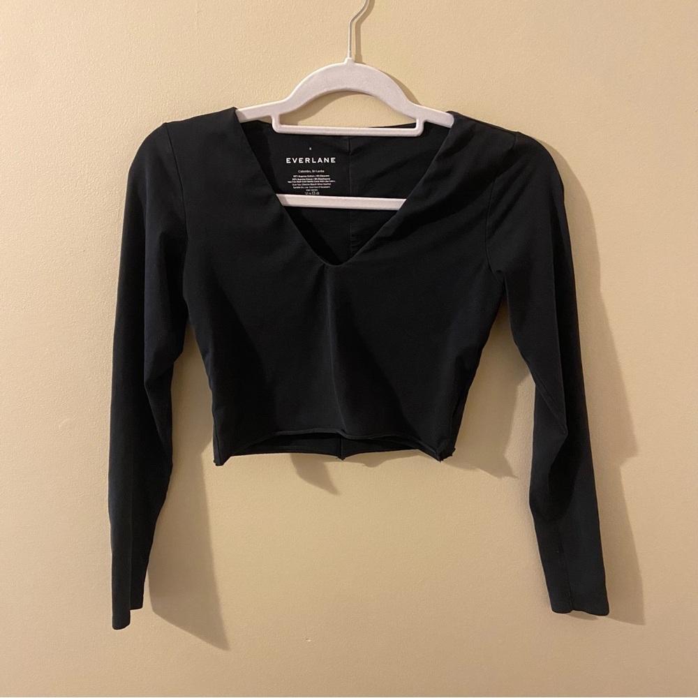 Everlane Women's Black Long Sleeve Top